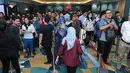 Acara XYZ Day digelar satu hari penuh pada hari ini, Rabu (25/4/2018). Event yang dihelat di The Hall Senayan City, Jakarta sudah dipadati pengunjung sejak pukul 9 pagi. (Adrian Putra/Bintang.com)