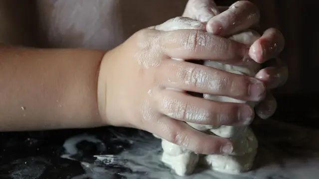 Cara Membuat Flour Clay