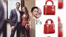 Shandy Aulia tampil cantik dengan tas Christian Dior. Tas berwarna merah ini seharga Rp 43 juta. (Foto: instagram.com/fashionshandyaulia)