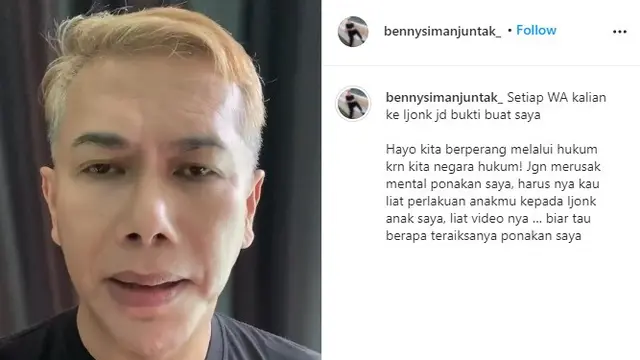 Benny Simanjuntak (Foto: Instagram/@bennysimanjuntak_)