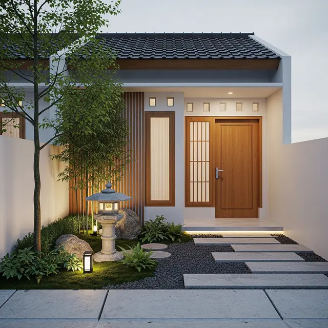 Desain Area Depan Rumah Ala Jepang