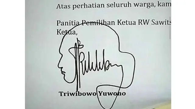 6 Tanda Tangan Bentuk Wajah Ini Bikin Geleng Kepala