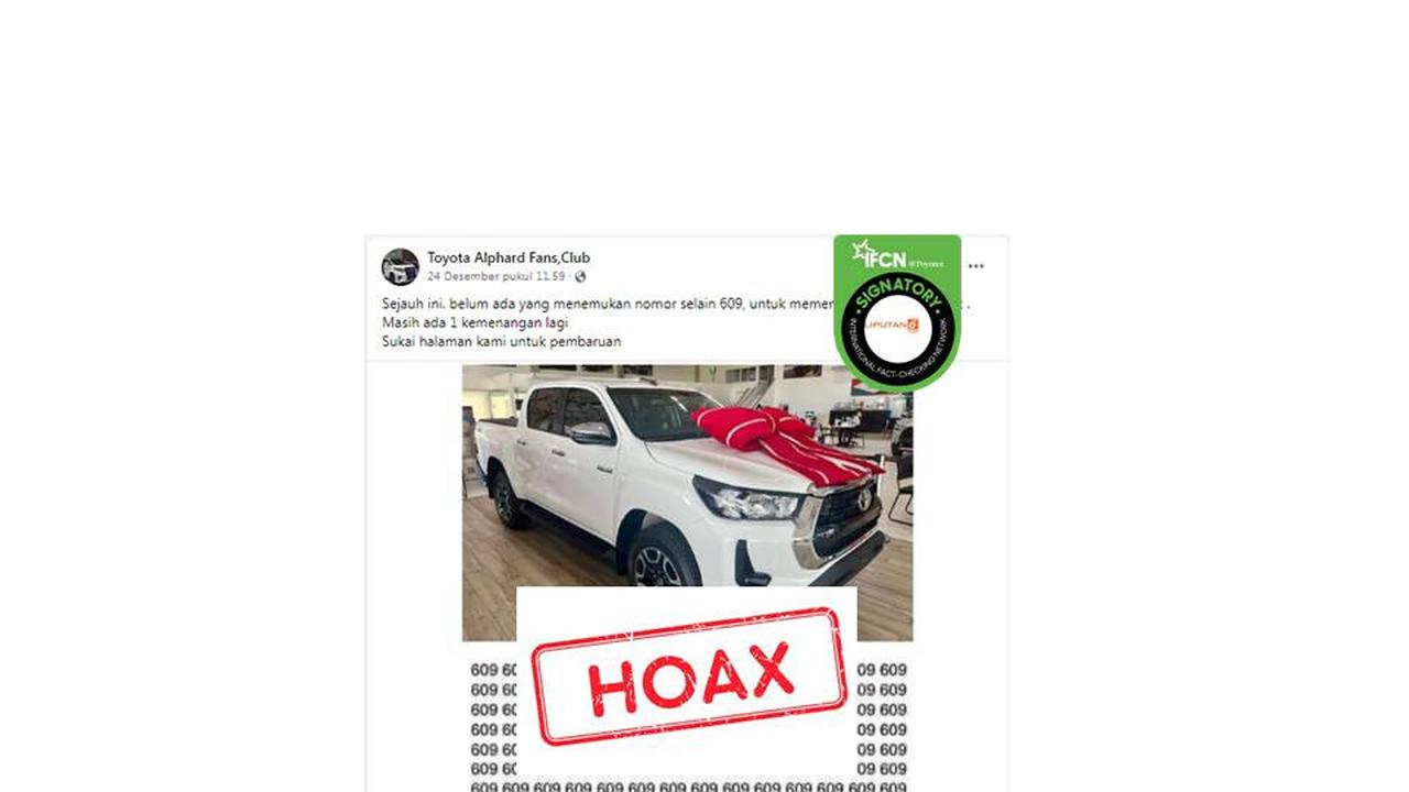 Cek Fakta Toyota Hilux