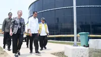 Presiden Joko Widodo (Jokowi) meresmikan Sistem Pengelolaan Air Limbah Domestik Terpusat (SPALD-T) Sei Selayur di Kota Palembang, Sumatera Selatan, Kamis (26/10/2023). (dok: PUPR)