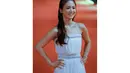Aktris cantik asal Korea Selatan, Song Hye Kyo menghadiri Festival Film Internasional Shanghai ke-17 di Shanghai Grand Theater, Cina, (14/6/14). (AFP PHOTO)