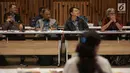 Sejumlah peserta workshop ATVI 2018 di Gedung SCTV Tower, Jakarta, Selasa (16/1). Workshop ATVI 2018 mengukuhkan posisi ATVI sebagai lembaga pendidikan disiplin penyiaran. (Liputan.com/Faizal Fanani)