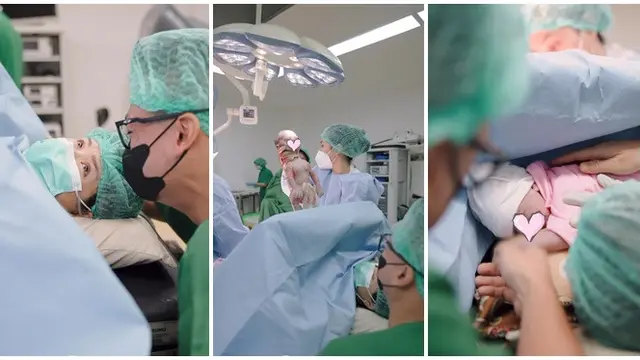 Atries Angel Mantan Chef Juna Melahirkan Pertama, Ini 6 Momen Persalinannya