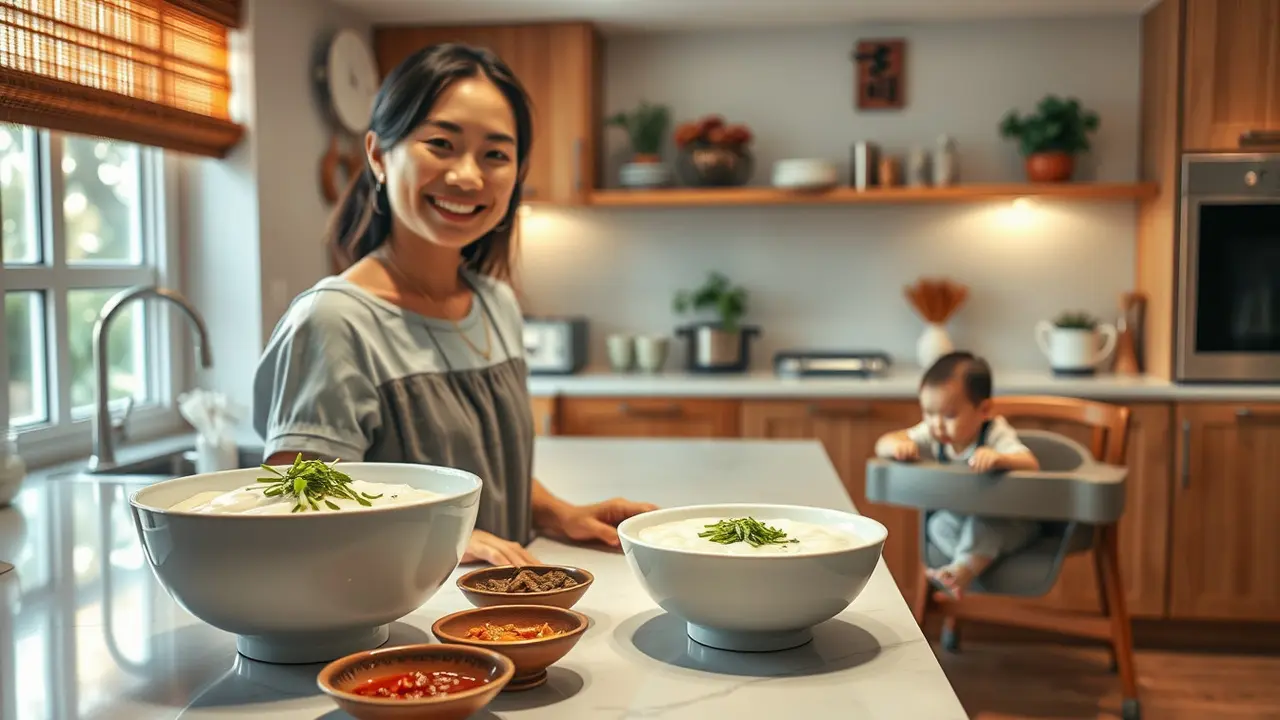 cara membuat bubur nasi