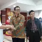 Wakil Ketua MPR Mahyudin melakukan sosialisasi 4 Pilar kebangsaan di Kampus Muhammadiyah Prof Dr Hamka (Uhamka). (Liputan6.com/Devira Prastiwi)