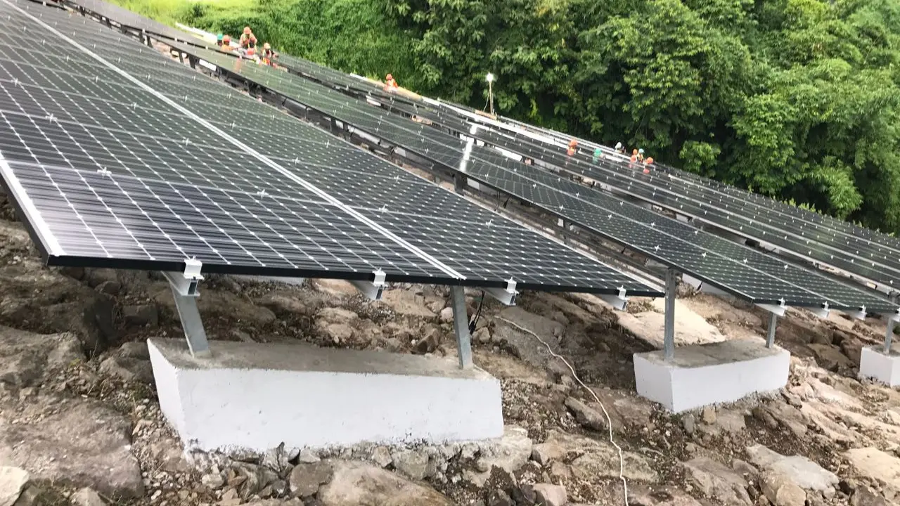 PLTS di Bendungan Jatibarang. (Dok PUPR)