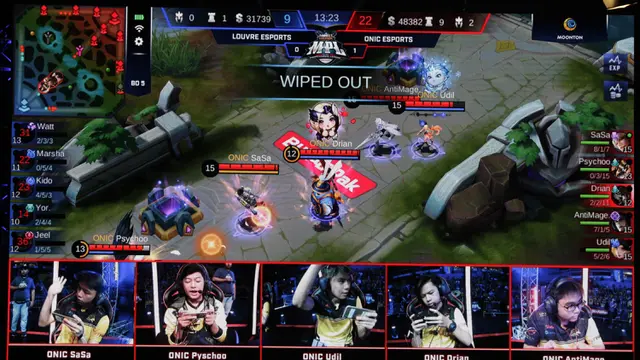 FOTO: Onic Jadi Raja Mobile Legend Indonesia Usai Bungkam Louvre