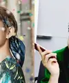 V BTS merupakan salah satu idola Korea Selatan yang mempunyai banyak teman dari kalangan selebriti. Salah satunya adalah Kim Min Jae. Meskipun terjun di bidang yang berbeda akan tetapi mereka terlihat dekat. (Foto: Soompi.com)