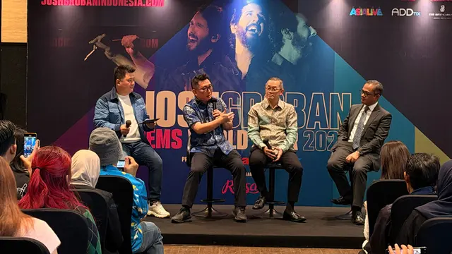 Konferensi pers konser Josh Groban di Jakarta. (dok. Color Asia Live)