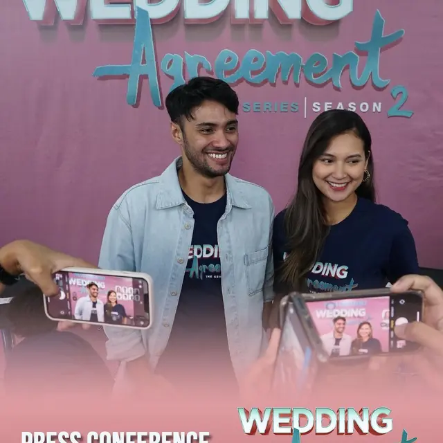 6 Potret Refal Hady dan Indah Permatasari di Rangkaian Wedding Agreement the Series 2