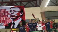 Meriahnya Nobar MU vs Arsenal Bersama Bola.com
