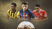 Golden Boy - Jude Bellingham, Pedri, Jamal Musiala (Bola.com/Adreanus Titus)
