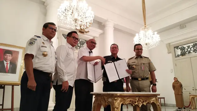 Nota Kerja Sama Integrasi Transportasi Umum