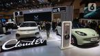 Suasana booth Wuling saat memamerkan produk terbarunya dalam ajang Gaikindo Indonesia International Auto Show (GIIAS) 2024 di ICE BSD, Kabupaten Tangerang, Rabu (17/7/2024). (Liputan6.com/Angga Yuniar)