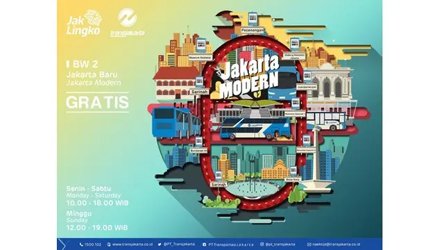 Rute bus Jakarta Baru (Jakarta Modern)
