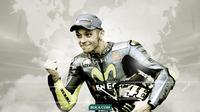Valentino Rossi. (Bola.com/Dody Iryawan)