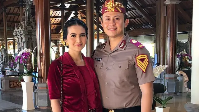 6 Potret Kadek Devi Temani Suami Bertugas, Jadi Ibu Bhayangkari