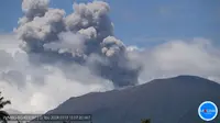 Gunung Ibu kembali erupsi pada Rabu (17/7/2024), pukul 13.05 WIT. (Liputan6.com/ Dok PVMBG)