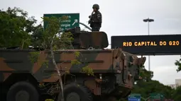 KTT G20 akan berlangsung di Rio de Janeiro, Brasil pada tanggal 18 dan 19 November 2024. (Mauro PIMENTEL/AFP)