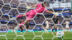 Iran harus bekerja keras untuk mengamankan satu poin saat menghadapi Selandia Baru pada matchday pertama Grup G Piala Dunia 2026. (AP Photo/Mark J. Terrill)