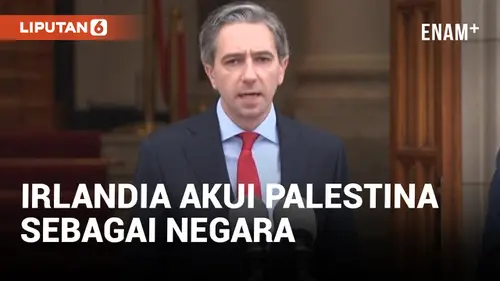 VIDEO: Resmi! Irlandia Akui Negara Palestina