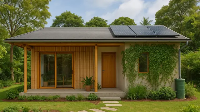 Desain Rumah 1 Lantai Simple dan Estetik yang Lagi Tren 2025/ Ilustrasi AI