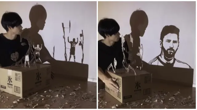 Pria Ini Buat Karya Seni Bayangan Bermodal Kardus, 6 Hasilnya Mengagumkan