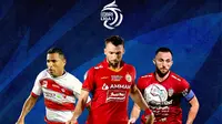 Liga 1 - Marko Simic, Ilija Spasojevic dan Beto Goncalves (Bola.com/Erisa Febri)