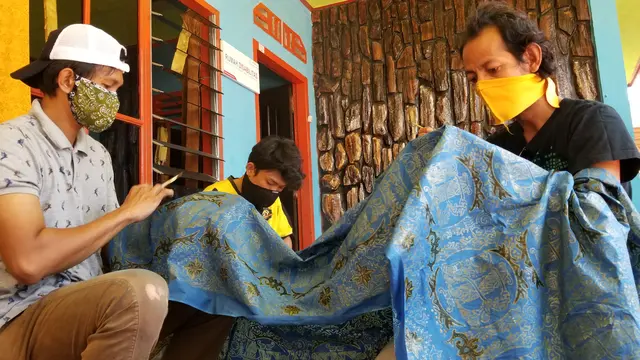 Suasana di Rumah Batik Disabilitas Tarakan.