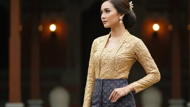 Model Atasan Brokat Bawahan Celana Terbaru