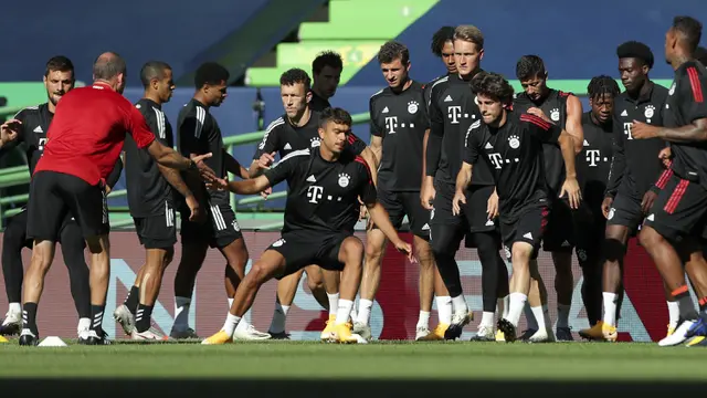 FOTO: Intip Latihan Bayern Munchen Jelang Hadapi Lyon