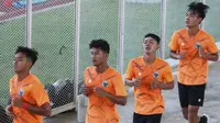 Timnas U-19 Indonesia mulai menjalani pemusatan latihan di Stadion Madya, Jakarta, Senin (16/11/2020). (Dok PSSI)
