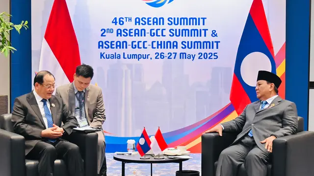 Pertemuan Presiden Prabowo Subianto dengan Perdana Menteri (PM) Republik Demokratik Rakyat Laos, Sonexay Siphandone. Keduanya sepakat  menjalin kerja sama di berbagai sektor potensial, termasuk mineral, pertanian, dan pupuk. (Dok: Setpres)
