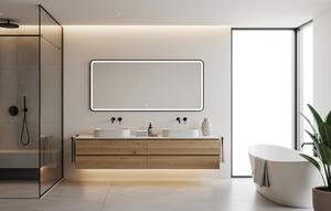 Inspirasi Interior Kamar Mandi Minimalis Modern 2026/AI