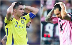 Cristiano Ronaldo dan Lionel Messi sama-sama bernasib apes. Kedua megabintang itu sama-sama tersingkir di Liga Champions klub masing-masing.