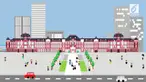Seorang pria membuat gambar Stasiun Tokyo dengan menggunakan aplikasi Microsoft Office, Power Point. Ia menggambar cukup detail dan membuat takjub banyak orang.