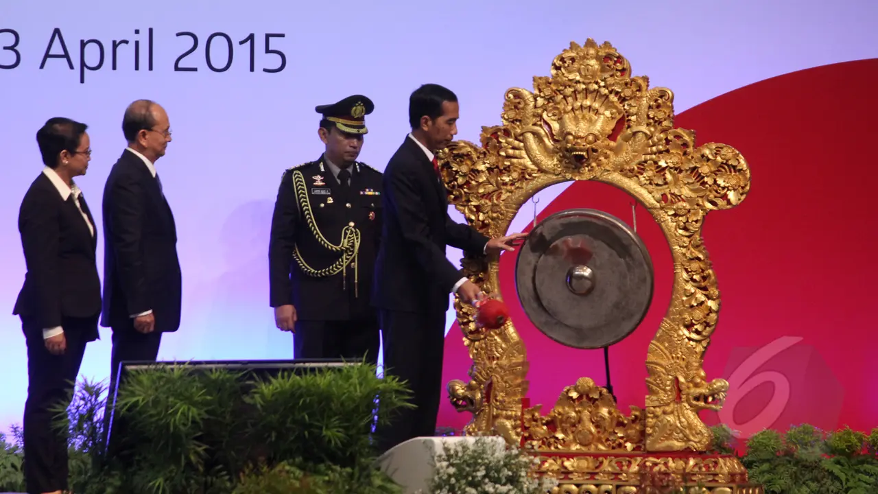 Presiden Joko Widodo Buka Konferensi Asia Afrika 2015