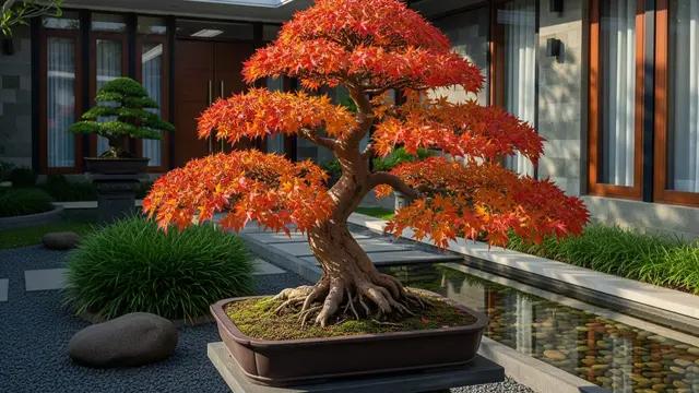 Tanaman Bonsai Depan Rumah