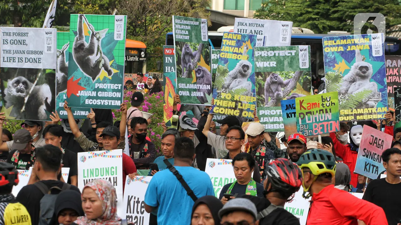 Krisis Iklim dan Demokrasi Disuarakan Aktivis dalam Karnaval Hari Lingkungan Hidup 2023