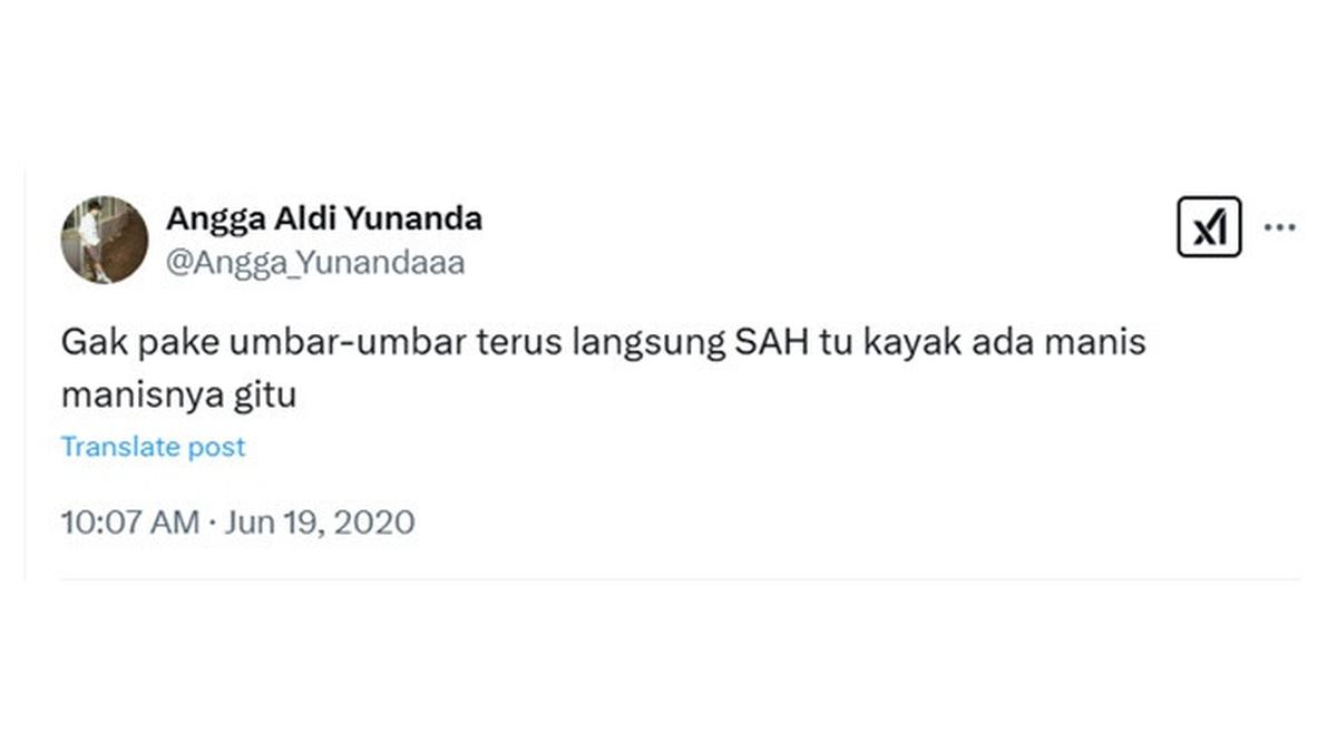 6 Cuitan Lawas Angga Yunanda, Ungkap Ingin Nikah Diam-diam Sejak Dulu