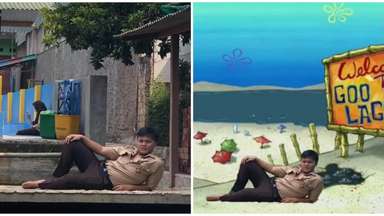 Cowok Ini Minta Edit Foto Kayak di Pantai, 7 Hasilnya Kocak Abis