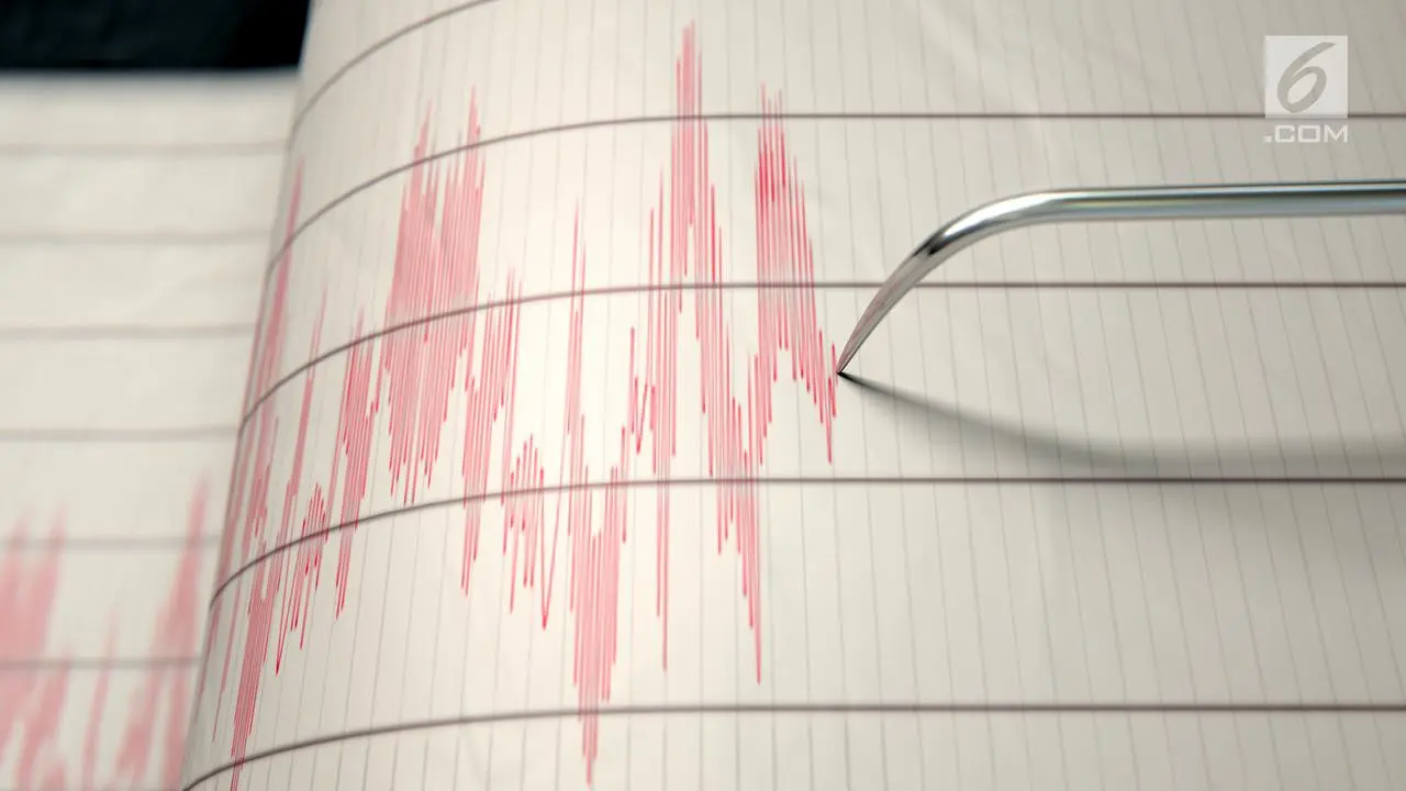 Ilustrasi Gempa Bumi.