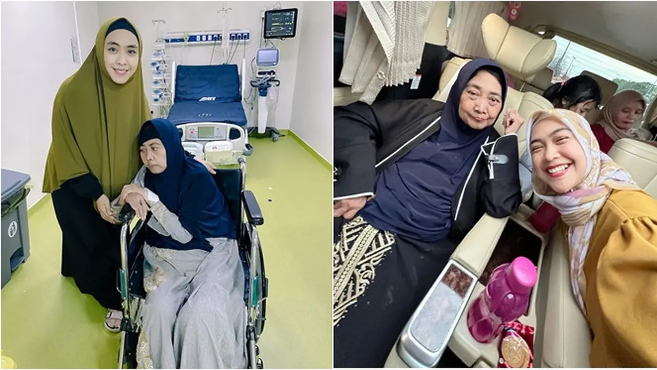 6 Potret Kondisi Terbaru Ibunda Ria Ricis yang Jatuh Sakit di Makkah, Sempat Koma