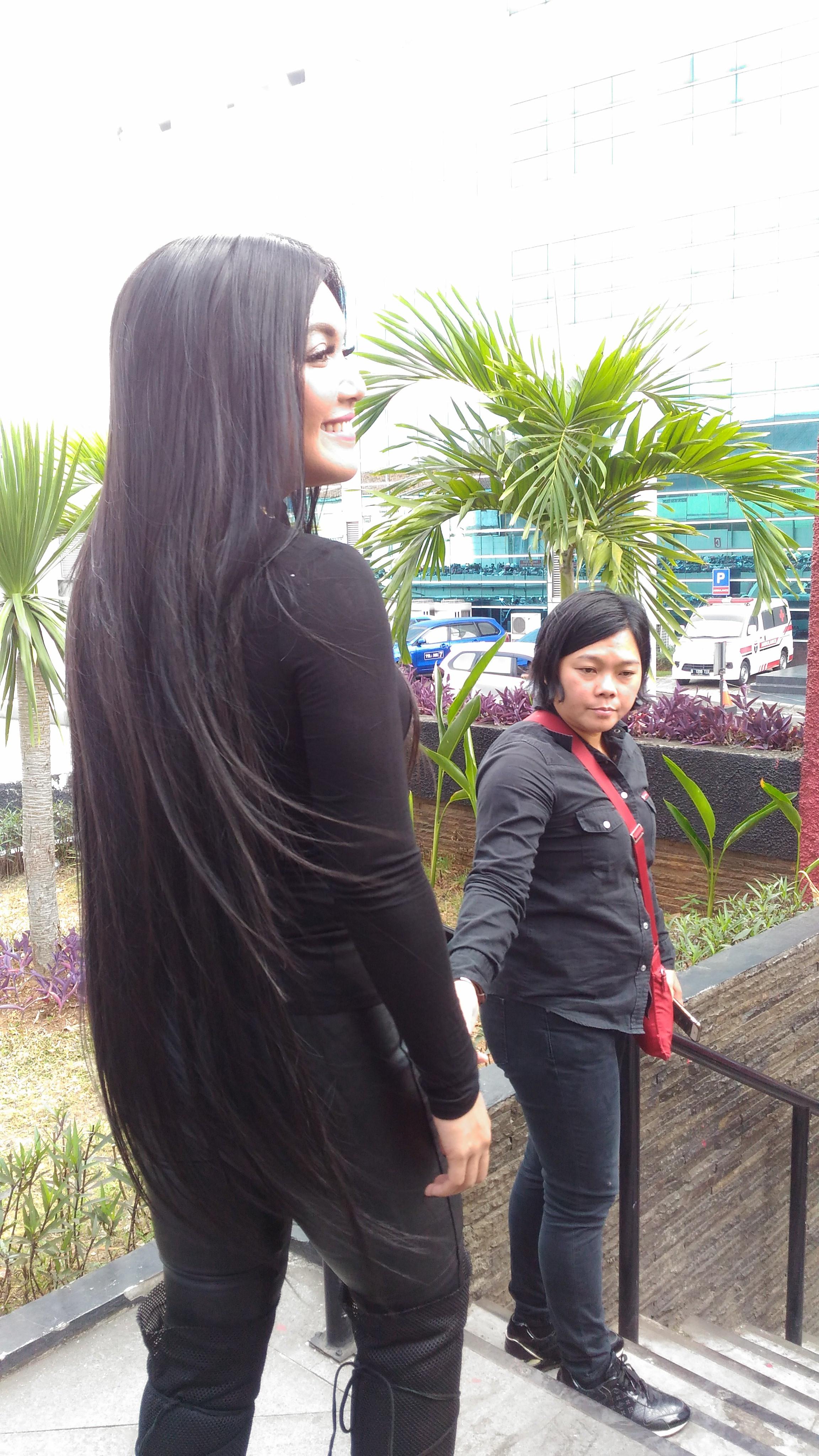 Hair Extension Rambut Sambung Platinum Blonde 50 60cm Shopee Indonesia