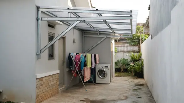 Model Atap Jemuran dari Baja Ringan yang Cocok untuk Rumah Sederhana