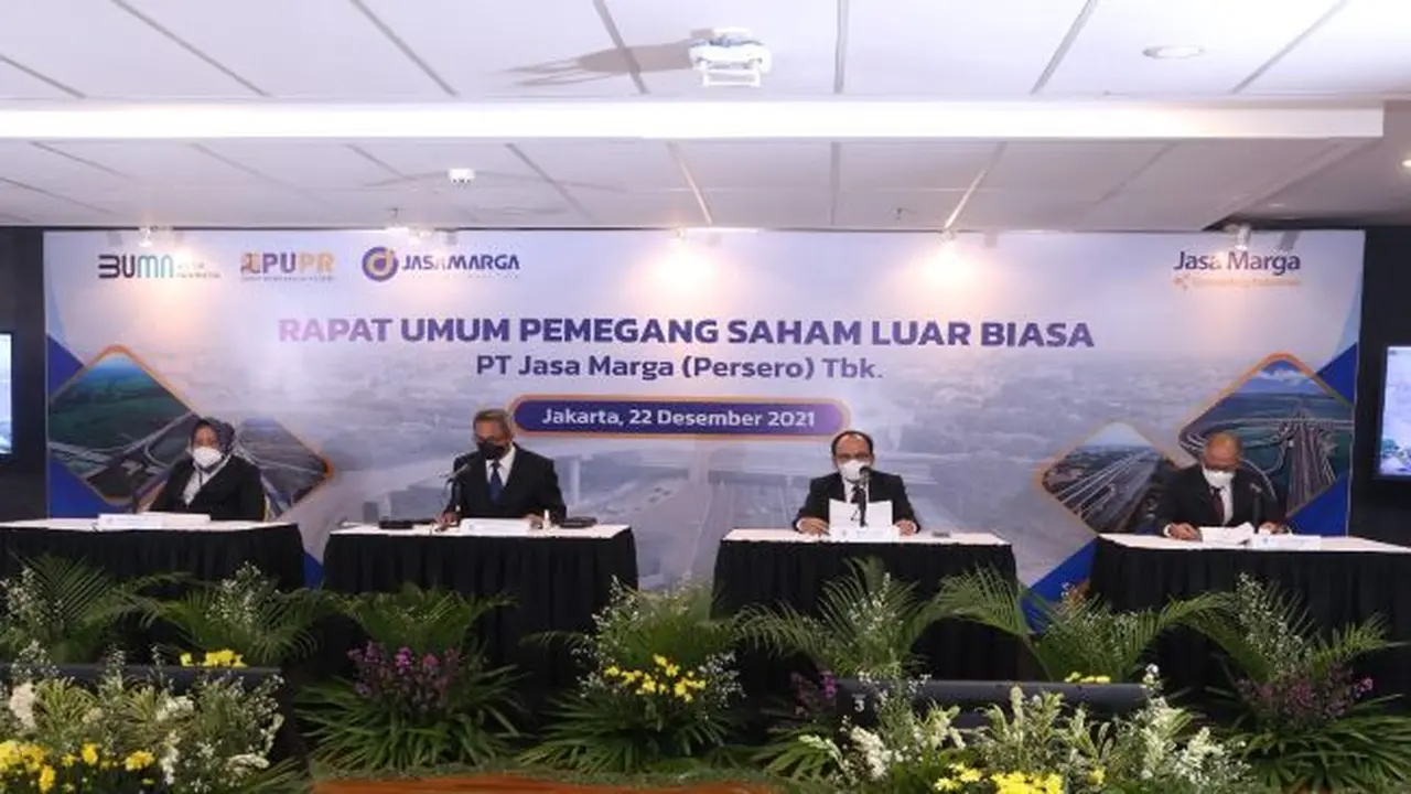 RUPSLB PT Jasa Marga Tbk (JSMR), Rabu (22/12/2021) (Foto: PT Jasa Marga Tbk)